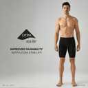 Onvous Swim Jammers for Men | Men's Athletic Swimwear Jammer | Mens Jammer for Swimming | Mens Swim Jammers Size 28-38 (Black)