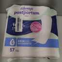 Always Discreet Postpartum Incontinence Pads, Moderate Absorbency, 57 Count