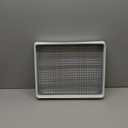 WUWEOT 2 Pack Large Rabbit Litter Box, Shallow Bunny Restroom Litter Tray, Small Animals Litter Pan Toilet Potty Trainer with Grate for Rabbit Hamster Ferret Rats Guinea Pigs Hedgehog Chinchillas