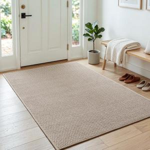 Sunfly 3x5 Washable Area Rug with Non Slip Rubber Backing Beige
Washable Runner Rug For Hallways, Non Slip Runner rug with Low Pile Carpet For Kitchen, Bedroom, Laundry & Entryway