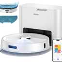 R10 Robot Vacuum, 3-in-1 Vacuum Robot with Suction Station and Mop, LiDAR Navigation, Powerful 4000Pa Suction Power, 4L Dust Bag, 90 Days Hands-Free Cleaning, Ideal for Pet Hair Cleaning (White)