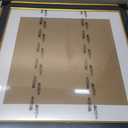 20x20 Frame, Wide Border and Antique Gold Trim Frame