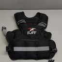 FUFF Adjustable Weighted Vest for Women & Men,4-10lb/11-20lb/20-32lb Vest with 6 Ironsand Weights for Strength Training,Weight Vest with Reflective Strip for Running Walking Exercise Workout