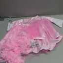 Outus Princess Goose Outfits 23inch Pink Tutu Skirt for Porch Goose Funny Geese Cloth for Princess Birthday Party Summer Baby Shower Wedding Yard Garden Outdoor Decor