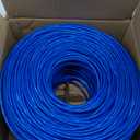 MONK CABLES | CAT6 Plenum Cable 1000ft | UTP, 23AWG, 550MHz | DSX-8000 Certified | Most Certified Cable of The Whole Market (Blue)