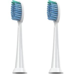 TAO Clean Daily Care Whitening Replacements Heads - White - 2 Pack