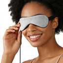 Heated Eye Mask – Warm Compress for Dry Eyes, USB Electric Heating Pad for Stye & Chalazion Eye Treatment, Eye Sleep Mask for Dark Circles and Puffiness Relief (Gray)