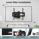 HCMOUNTING Outdoor Full Motion Weatherproof TV Wall Mount for 26-65 inch Flat/Curved TVs up to 88 lbs, Heavy Duty Swivel TV Mount with Single Stud Design,Smooth Extension,Max VESA 400x400mm,HC3402