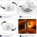 Submersible LED Lights, Warm White Waterproof Flameless Candle Tealights, Battery Operated Underwater Pool Lights for Vases Table Centerpieces Weddings Party Halloween Christmas Decor,12 Pack