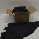 ManMengJi Black Folding Chair Covers, Spandex Folding Chair Covers 20 PCS, Banquet Chair Slipcovers for Party, Wedding, Holidays, Celebration