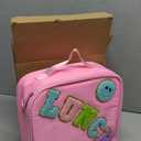 Kids Bento Lunch Box with 8oz Soup Thermo, Kids Leakproof Lunch Food Containers with 4 Compartment,Insulated Hot Food Jar with Lunch Bag for School, Travel (Pink)