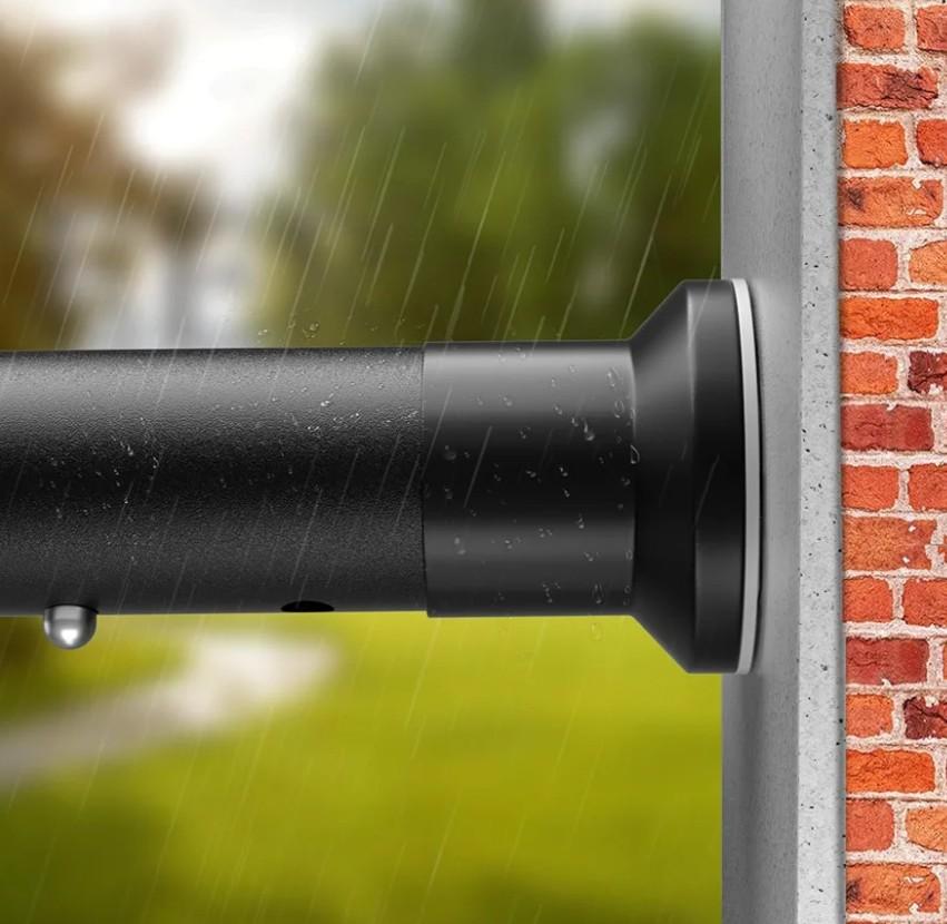 Tension Curtain Rod,63-123 Inch Heavy Duty Shower Curtain Rods Spring Tension No Drill - Adjustable Shower Rod Non-Slip,Tension Rod for Windows Room Divider Balcony Outdoor Patio,Matte Black