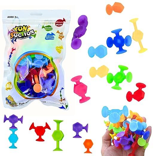 Birthday Popper Pop Suction | DIY Silicone Building Blocks Set | Fun Gift for All Ages | Ideal for Birthday Gifts