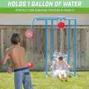 GoSports Splash Tower Water Dunk Game - Water Soaking Dunk Tank for Kids & Adults