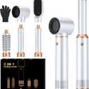 5 in 1 Blow Dryer Brush, Upgrade Hair Dryer Brush Set Negative Ion Air Styler Curling Wrap Air Curler, Hot Air Brush Curling Iron Hair Styling Tools As A Gift for Straight/Curl/Dry/Smooth