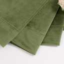 BGment Sage Green Velvet Curtains 108 Inches Long, Super Soft Room Darkening Thermal Insulated Soundproof Back Tab and Rod Pocket Curtains for Bedroom/Living Room, Set of 2 Panels, 52 x 108 Inch