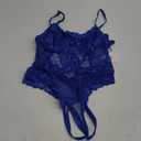 Avidlove Women's Lace Lingerie Bra and Panty Set Mini Babydoll Lingerie Sleepwear Chemise Halter Nightwear Teddy Dress 2XL