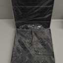 Locker Organizer Shelf， Adjustable Width and Height, Ideal Locker for School, Office, and Gym Lockers (Black 2 Pack)