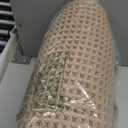 POLYTE 430 GSM Microfiber Oversize Quick Dry Lint Free Bath Towel, 60 x 30 in, 4 Pack (Waffle Weave) (Beige)