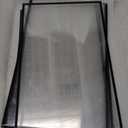 Floroom 6 Pack 5x7 Inch Clear Acrylic Sign Holders, Double-Sided Black Display Stand Picture Frames for Table Numbers, Menus, Flyers, Weddings, and Offices