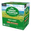 Green Mountain Coffee Roasters Half Caff, Single-Serve Keurig K-Cup Pods, Medium Roast Coffee Pods, 48 Count (EXP 12/29/25)