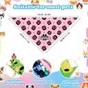 Dog Bandanas Bulk, Adjustable Cat Outfit, Pet Bibs Colorful Triangle Scarf Pet Bandanas for Medium Large Dogs Birthday Costume Decoration (60PCS_Classic)