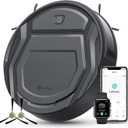 Lefant Robot Vacuum Cleaner M210 Pro,Slim,Quiet,2200Pa Suction,120 Min Self-Charging Robotic Vacuums, Freemove 3.0,WiFi/APP/Alexa,6 Cleaning Modes Ideal for Hard Floors Pet Hair Low Carpet,Gray (Charcoal Grey)