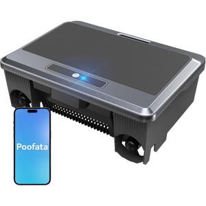 F1T Solar Powered Robotic Pool Skimmer Surface Cleaner with APP Support Dual Charging Options Smart Obstacle Avoidance 24/7 Continuous Cleaning Ideal for Above Ground Pool Gray