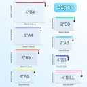 32pcs Mesh Zipper Pouch Bags, 8 Sizes, 8 Colors Zipper Pouches for Organizing, Board Game Storage, Travel, School Office