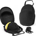 MOSLA Hat Case for Baseball Caps,Hat Carrier Travel Case Ball Cap Carrier Hat Box Organizer Carry On Hat Bag Backpack with Adjustable Shoulder Strap (BLACK 6)
