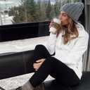Women's Fleece Lined Leggings Weather Thick Thermal Warm Winter Tights Butt Lift High Waist Tummy Control Yoga Pants (Brown)