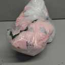 Seematn 6 Pcs Christmas Stockings with 6 Pcs Stocking Holders Set 20 Inch White Faux Fur Xmas Stockings Embroidered Snowflake Xmas Stocking Large Family Holiday Fireplace Hanging Decor(Gold,Stylish) Pink 