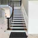 PURE ERA Bullnose Carpet Stair Treads for Wooden Steps Indoor 14 Pcs, 30 x 9.5 Inch