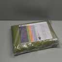 BGment Curtains 84 Inches Long for Living Room, Flax Linen Curtains Burlap Textured Thick Light Filtering Privacy Grommet Window Curtain Drapes for Bedroom, 2 Panels, 42 x 84 Inch, Olive Green