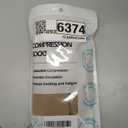 Lin Performance 15-20 mmHg Medical Compression Stockings for Women & Men, Thigh High Dot-Top Open Toe, Leg Support for Daily & Travel Comfort (Beige,XL)