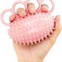 Stress Balls for Adults - 2026 New Silicone Sensory Stress Relief Ball for Anxiety & Emotional Regulation - Sturdy Squeeze Ball with Unique Texture for Autism, Relaxation & Focus (pink-5LB)