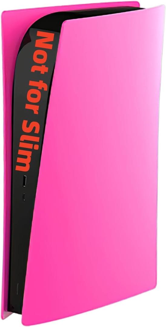 Digital Edition Face Plates Cover Skins Shell Panels for PS5 Console, Accessories for PlayStation 5 Protective Replacement Faceplates (Nova Pink)