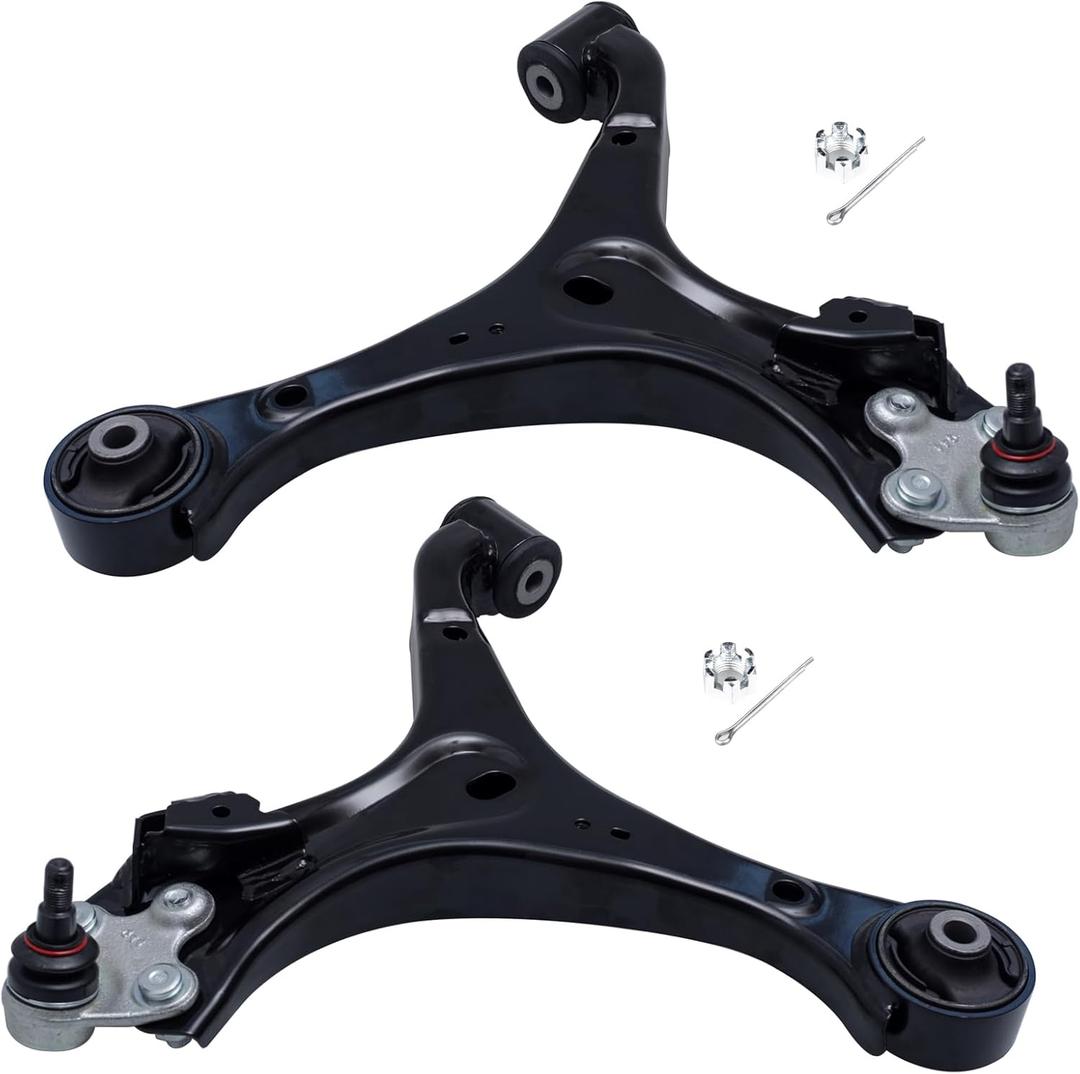 TUCAREST 520-695 520-696 (Pair) Front Lower Control Arm and Ball Joint Assembly Fit For 2012-2015 Ho-nda Civic, 13-15 Ac-ura ILX [# 51360TR7A51 51350TX7A02 51360TR7A11 51350TR7A11 K623612 K623613]