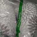 Ear Piercing Pillow for Side Sleepers Pillows with Holes for Ear Pain,Donut Pillow for Ear Side Sleeping Pillow for Adults CNH Ear Pain Relief Pressure Sores Ear Pillow with Hole in Center (Grey Flower)