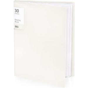 Tamaki Portfolio Binder with Plastic Sleeves, Pocket Portfolio Folder with Clear Sheet Protectors, Display 60 Pages Book, Presentation Book for Artwork, Document Organizer, 1 Pack (White)