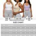 JOYSPELS Halter Workout Tank Top with Built in Bra Buttery Soft Longline Sports Bra Yoga Pilates Gym Casual Wear
