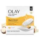 Olay Beauty Bar, Ultra Moisture,10x More Moisturizers, Nourishing Conditioners, Smooth & Gentle on Skin, Vitamin B3 Complex, For All Skin Types, Shea Butter Scent, 3.17 oz, (Pack of 12)