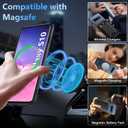 Magnetic for Samsung Galaxy S10 Phone Case, S10 4G-NO 5G Compatible with Magsafe, Shockproof Military Grade Drop Protection, Translucent Matte Slim Rugged Cover Shockproof Case for S10, Black