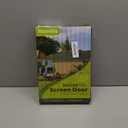 Magnetic Screen Door - Fits Door Opening 36 x 82 in, Actual Screen Size 38"x83", Hands Free Mesh Partition,Heavy Duty Curtain Keeps Bugs Out, Frame Hook & Loop, Pet and Kid Friendly (Polyester-Black)