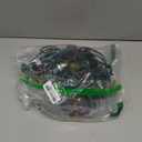 50FT C7 Multicolor Christmas Lights Outdoor String Lights with 55 Clear Colorful Bulbs (5 Spare), Hanging Vintage Christmas Tree Lights for Christmas Day Prom Party Wedding Decor, Green Wire