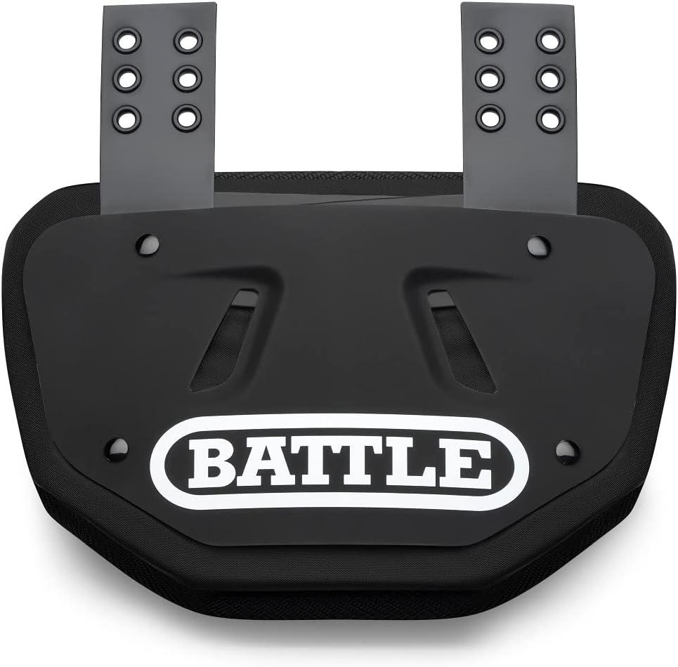 Battle Premium Football Back Plate, Kids, Adults