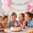 Cherry 8th Birthday Candles,Number 8 Candle for Cake,Red Glitter Fruit Theme Sweet Cherry Cupcake Picks for Baby Shower Kids Birthday Party Decorations Supplies