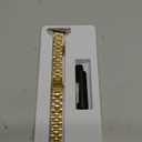 STIROLL Thin Replacement Band Compatible for Apple Watch 38mm 40mm 41mm 42mm(Series 11 10), Stainless Steel Metal Wristband Women Men for iWatch Ultra SE Series 9 8 7 6 5 4 3 2 1, Gold