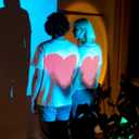 GIRAFVYINL Hot Pink Reflective Iron on Vinyl, Reflective HTV Pink Neon Heat Transfer Vinyl for DIY T-Shirts, Fabric, 12" x 7ft