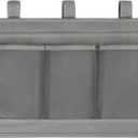 Surblue Bedside Caddy Bed Organizer Hanging Storage Bag Pocket for Bunk Hospital Beds College Dorm Rooms Baby Bed Rails Camp Wheelchairs,4 Pockets, Grey
